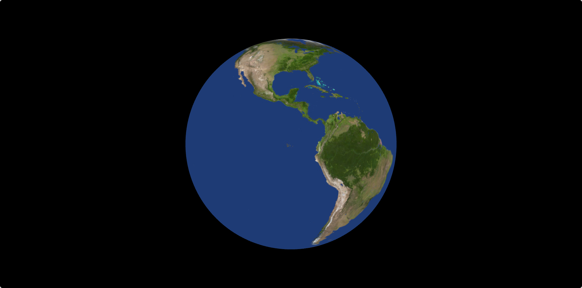geo-three渲染的三维地球