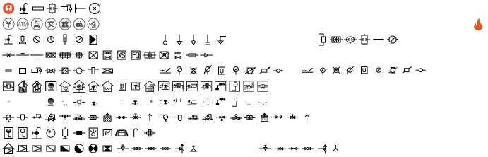 GIS地图专用SVG矢量图标库 - 114个市政管网设施标注图标 | 燃气热力管道阀门 | 公共设施地标 | 无损缩放 | 支持动态样式