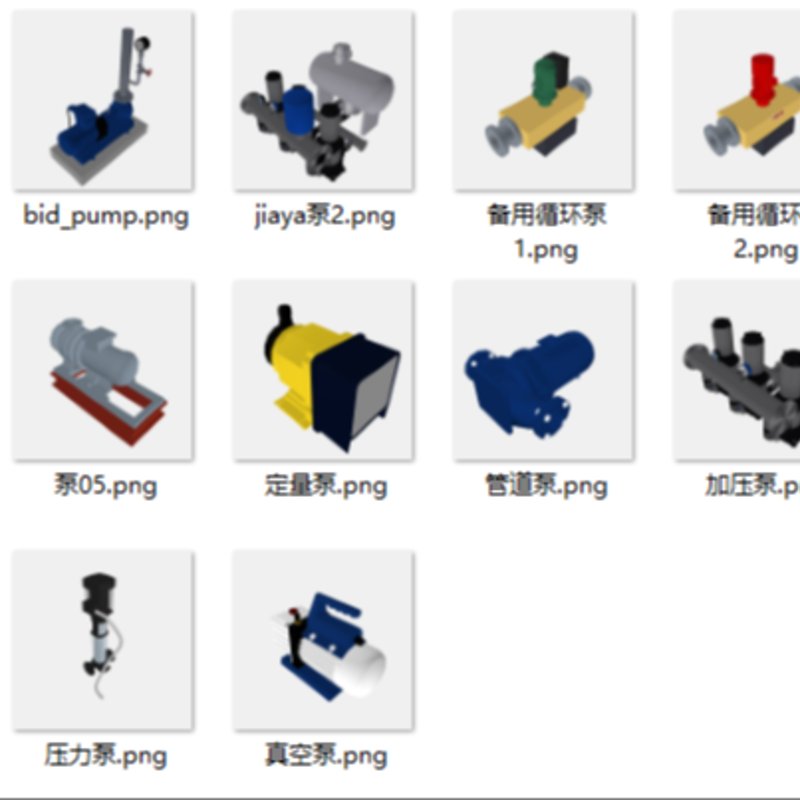 燃气热力自来水管网三维模型库｜754款GLTF设备模型，阀门管件仪表调压泵换热消防全分类